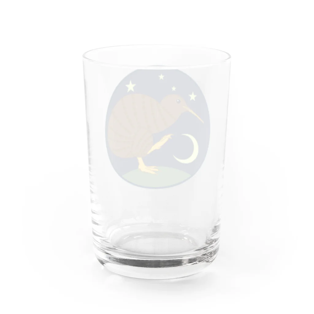 コザクラデザイン ショップのスペースキウイ Water Glass :back