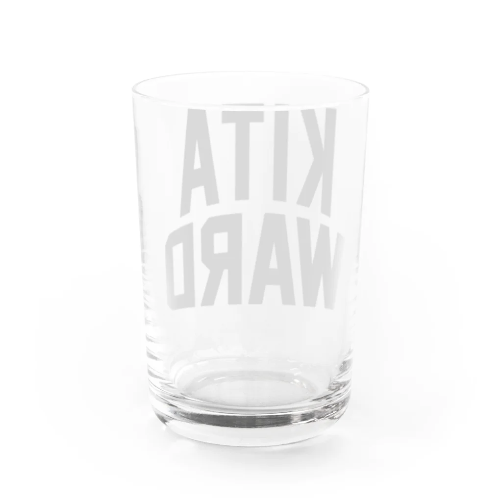 JIMOTOE Wear Local Japanの北区 KITA WARD Water Glass :back