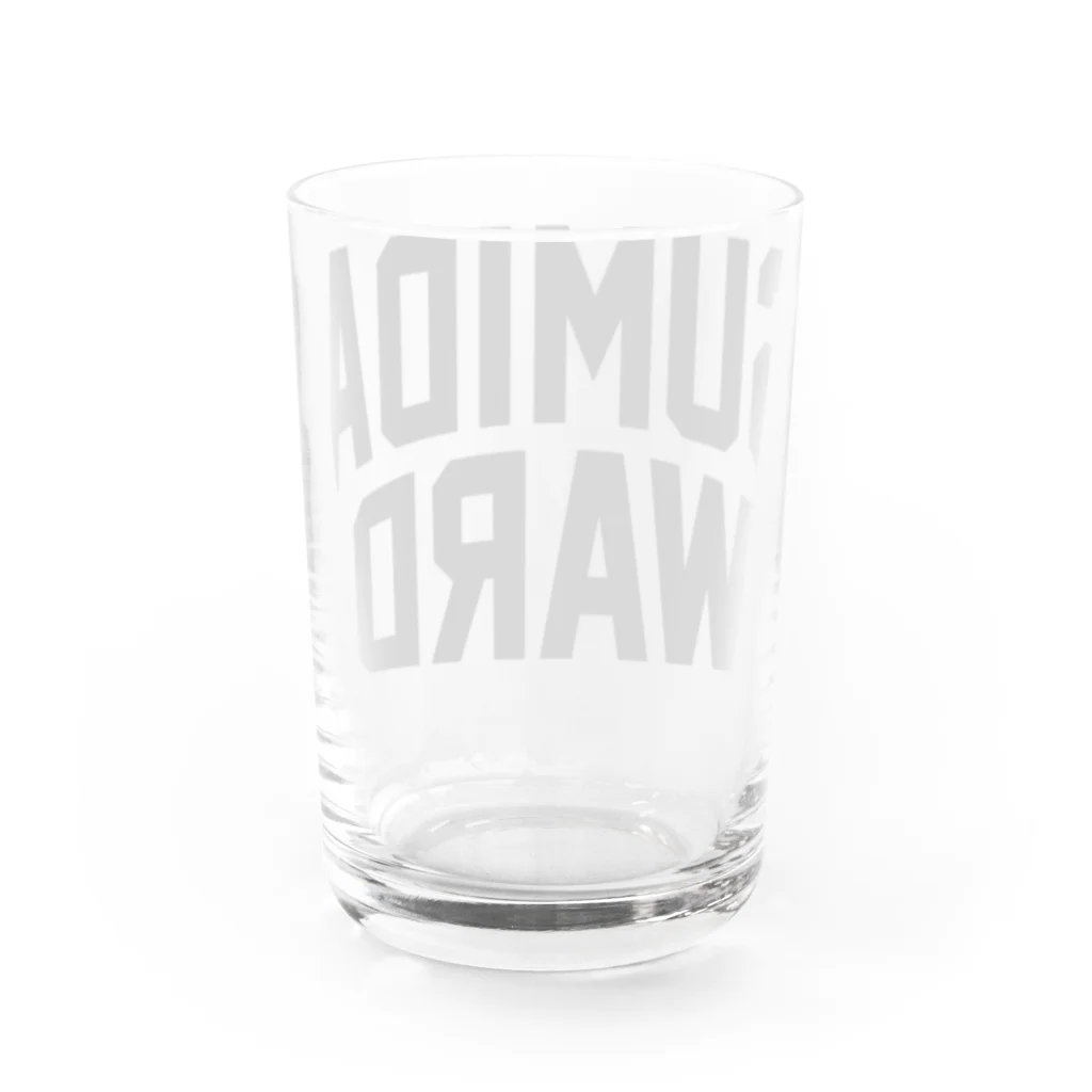 JIMOTOE Wear Local Japanのsumida city　墨田区ファッション　アイテム Water Glass :back