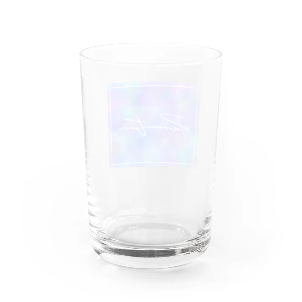 izu online☺︎のパノラマトーングラス(青) Water Glass :back