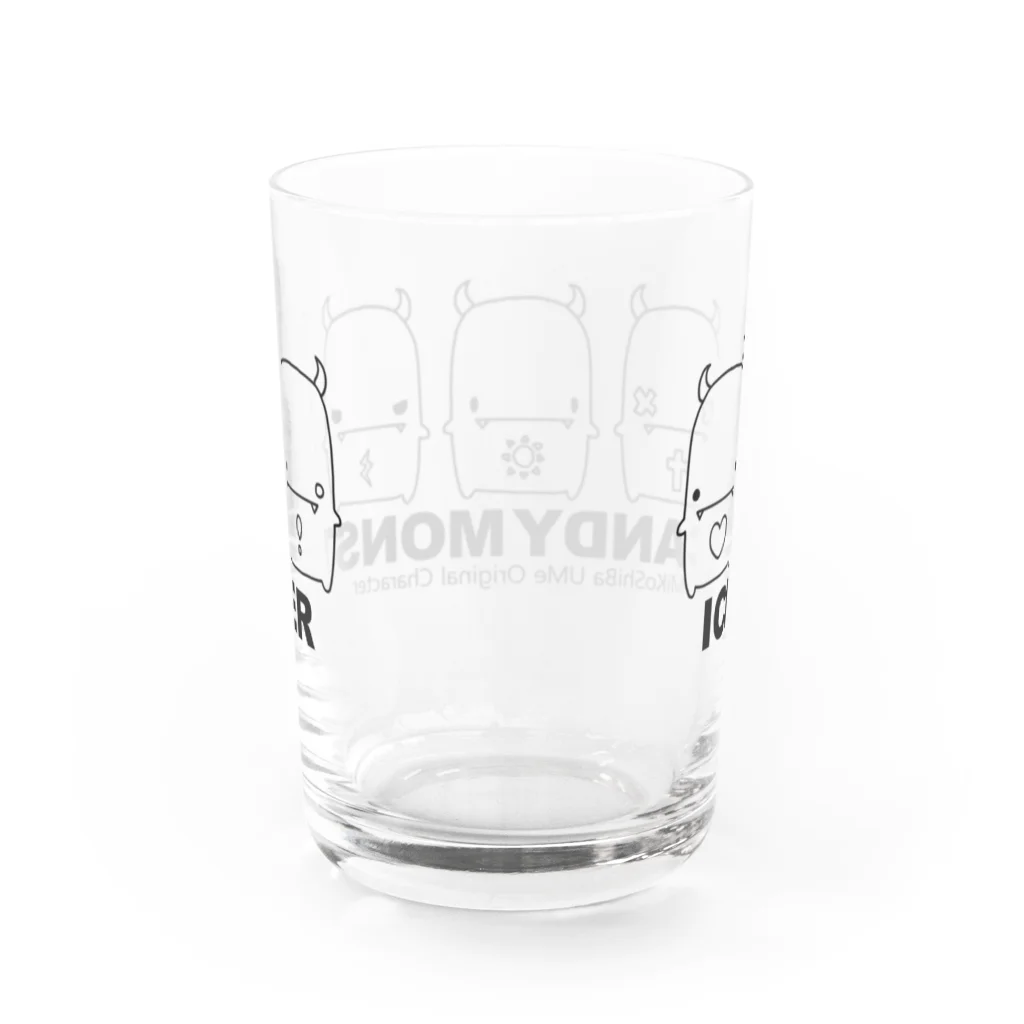 ICE CANDY MONSTERのICE CANDY MONSTER White ver. Water Glass :back