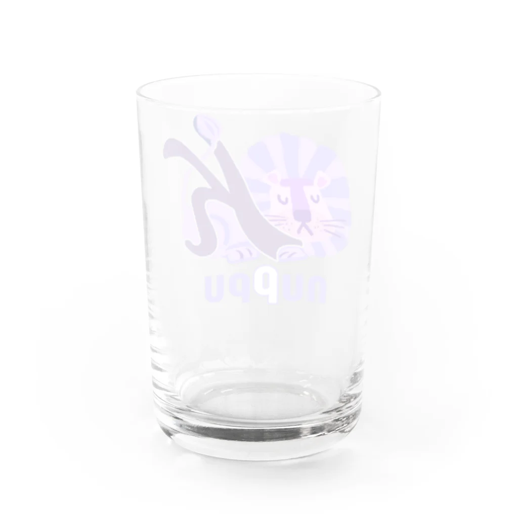 nuppuのライオンking P Water Glass :back