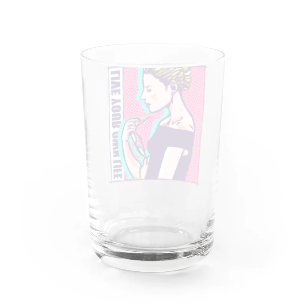 ことり屋の眼鏡をはずす女 Water Glass :back