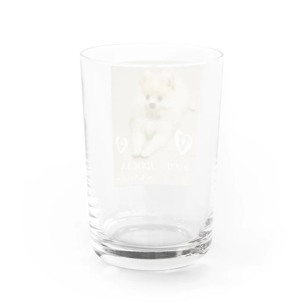 LUIS buleのラブリ 犬のCIA 〜本当の犬〜 Water Glass :back