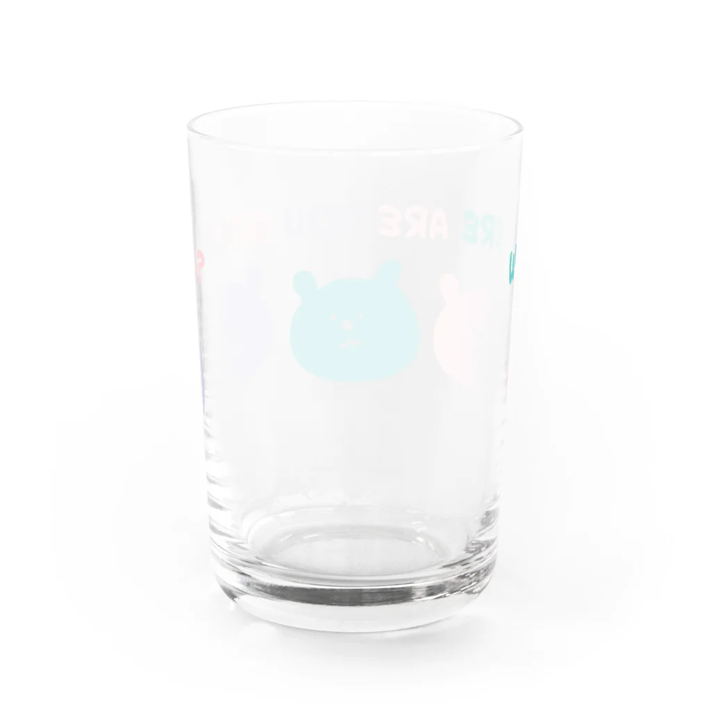 フカツ マリエのWhere are you going? Water Glass :back