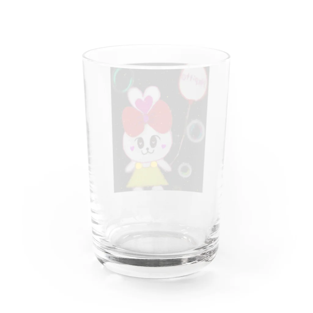 aikuのはぴっとちゃん Water Glass :back