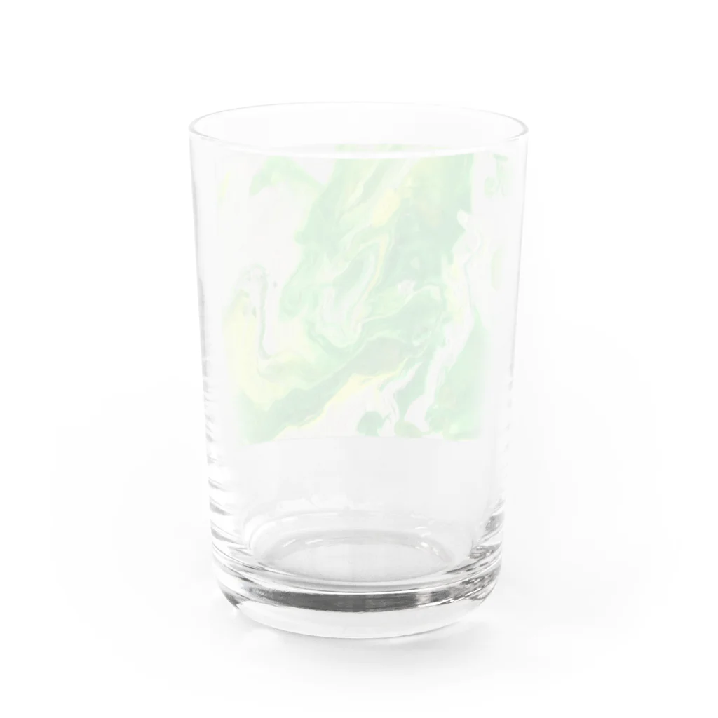 猫鯵のLime Water Glass :back