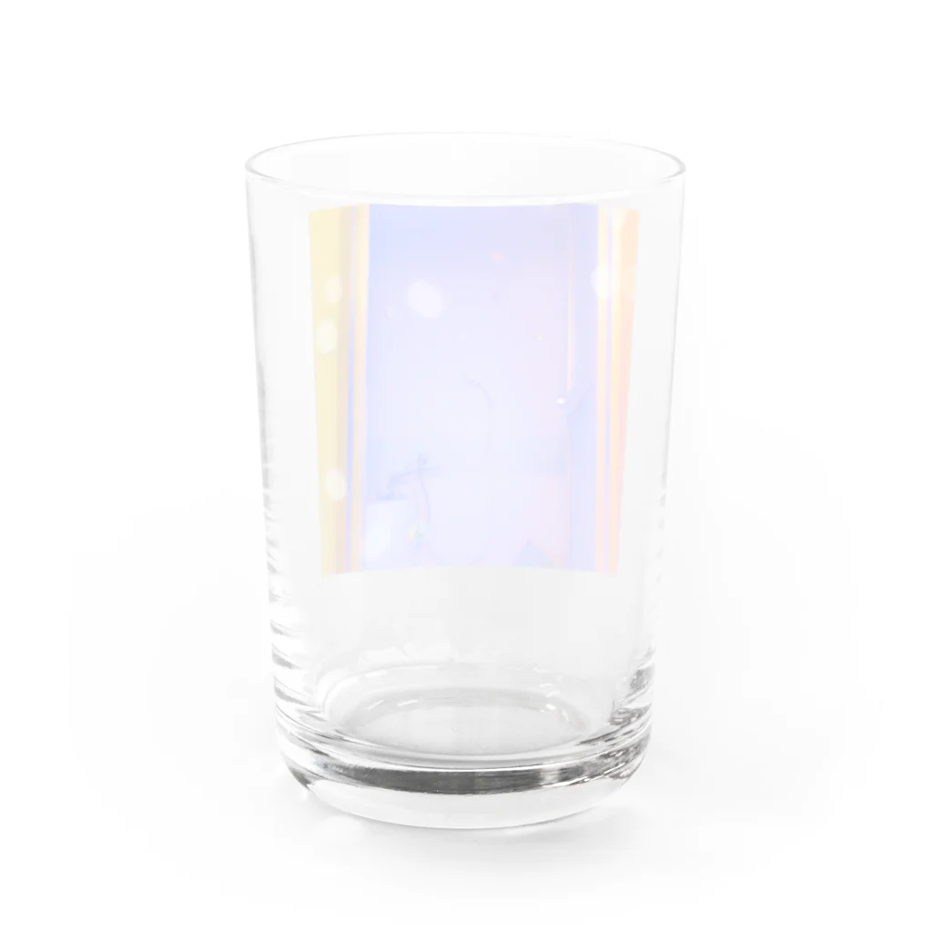 NEON LIGHT STARSのラムネソーダ Water Glass :back