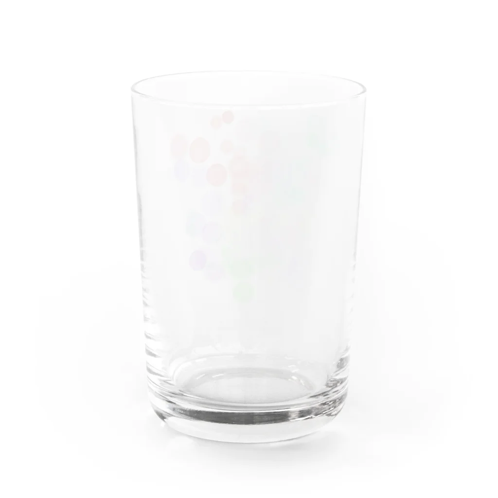 １年間ショップのポワポワ Water Glass :back