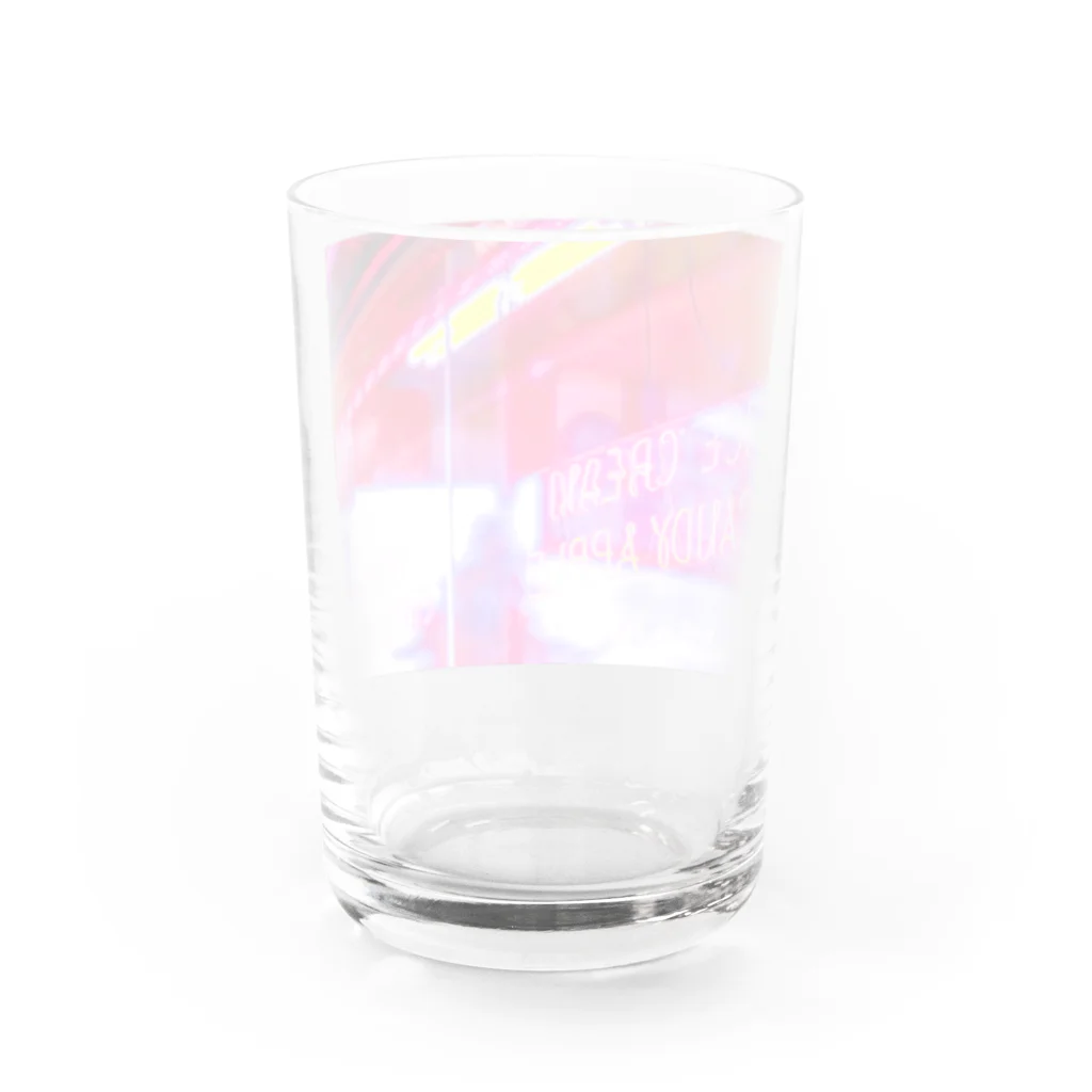 NEON LIGHT STARSのAPPLE NEON 横 Water Glass :back