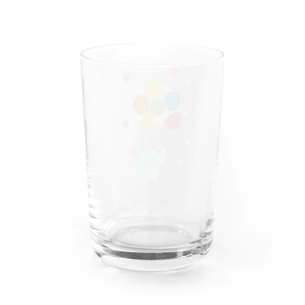 おちえるーむの風船とぞうさん Water Glass :back