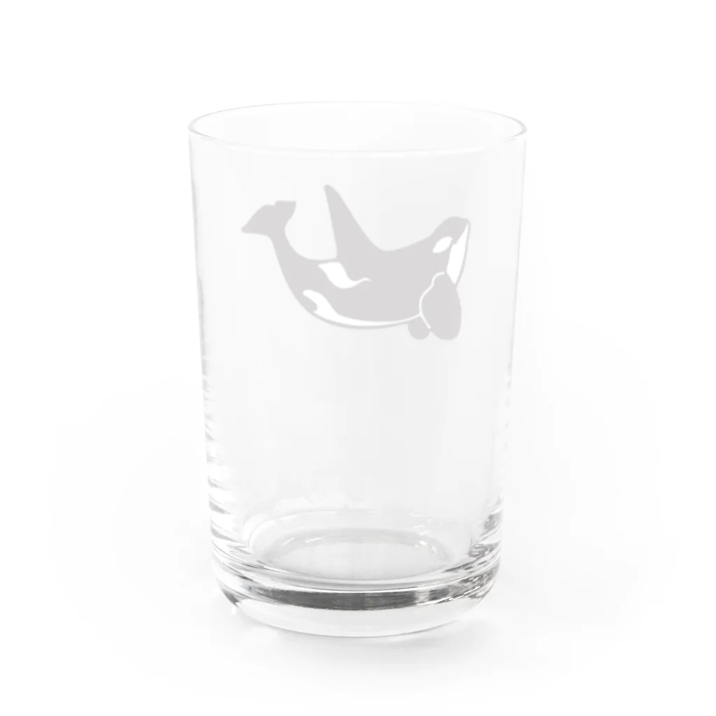 クジラの雑貨屋さん。のシャチ・グラス Water Glass :back