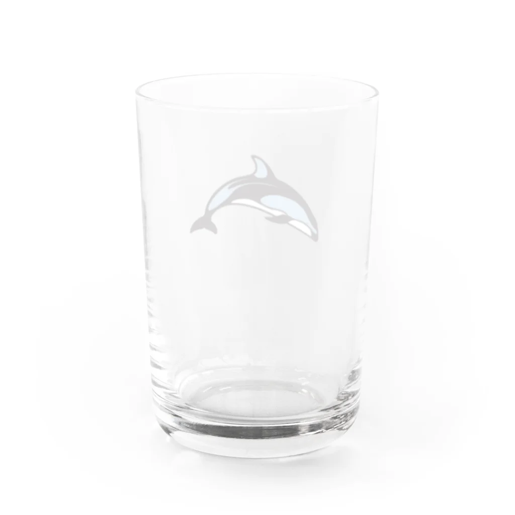 クジラの雑貨屋さん。のカマイルカ・グラス Water Glass :back