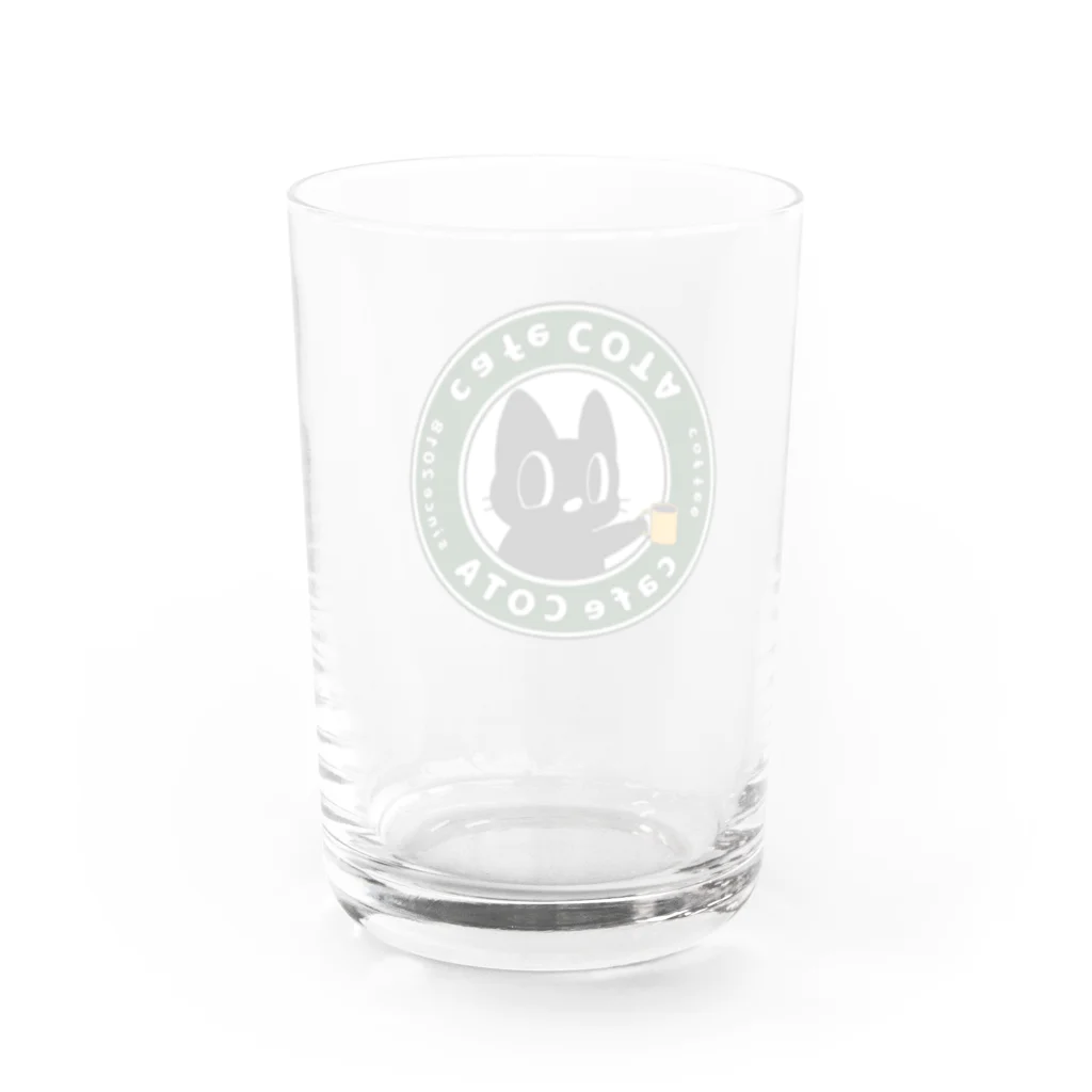 cafeCOTA-SHOPのカフェコタ Water Glass :back