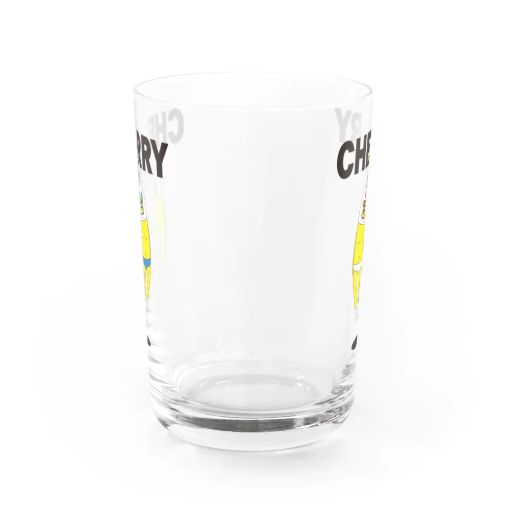 スーパーブスのスーパーブス cherry Water Glass :back