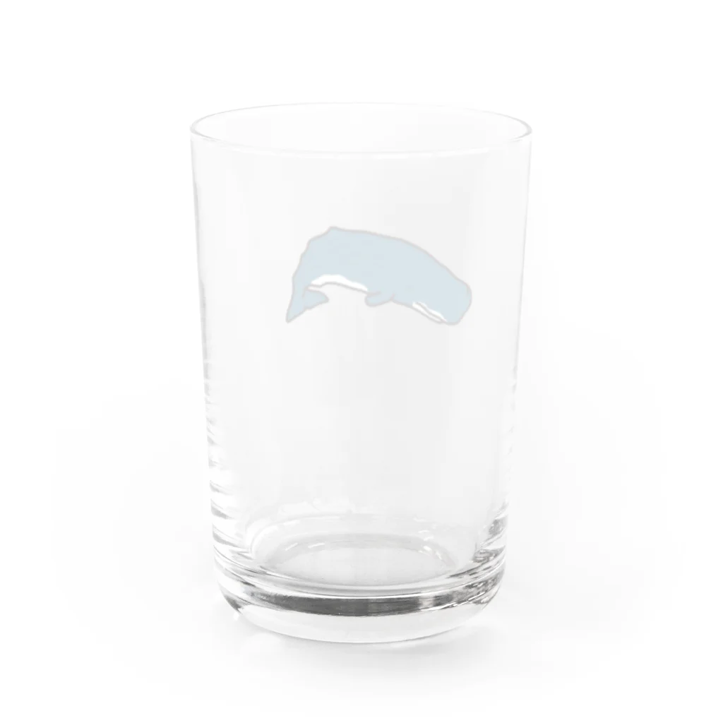 クジラの雑貨屋さん。のマッコクジラ・グラス Water Glass :back