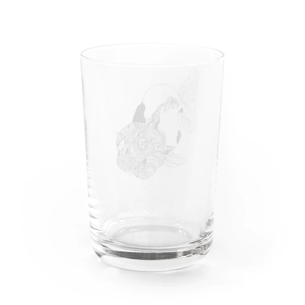 makkura.のらんちう　(yowmoreyow.) Water Glass :back