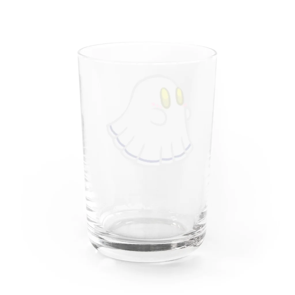 ウサネコのゾワゾワごーすと Water Glass :back