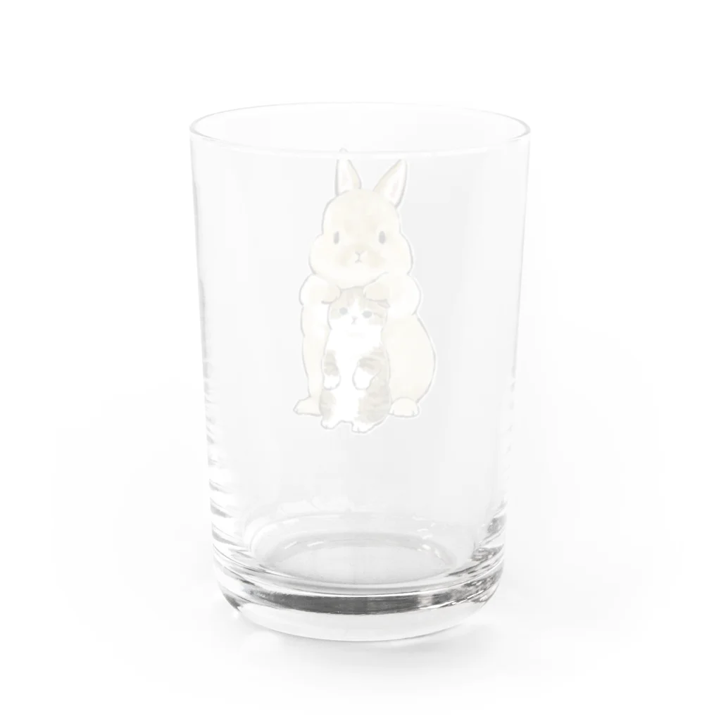 mofusandのちっこいねこ Water Glass :back