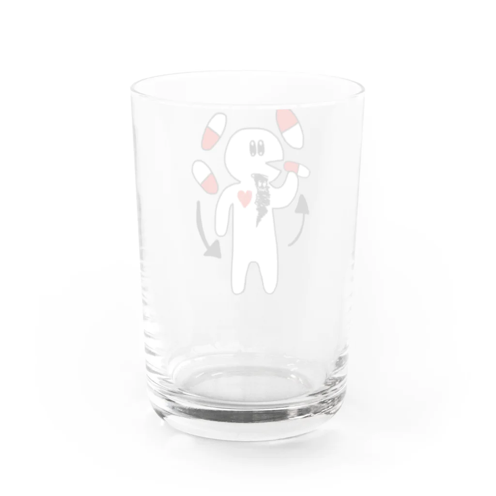 空っぽな部屋、したたる彼女。の飲み過ぎ注意！くん Water Glass :back