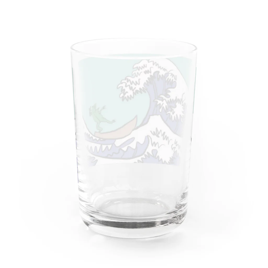 tamaccoの井の中の蛙、大海を知った。 Water Glass :back