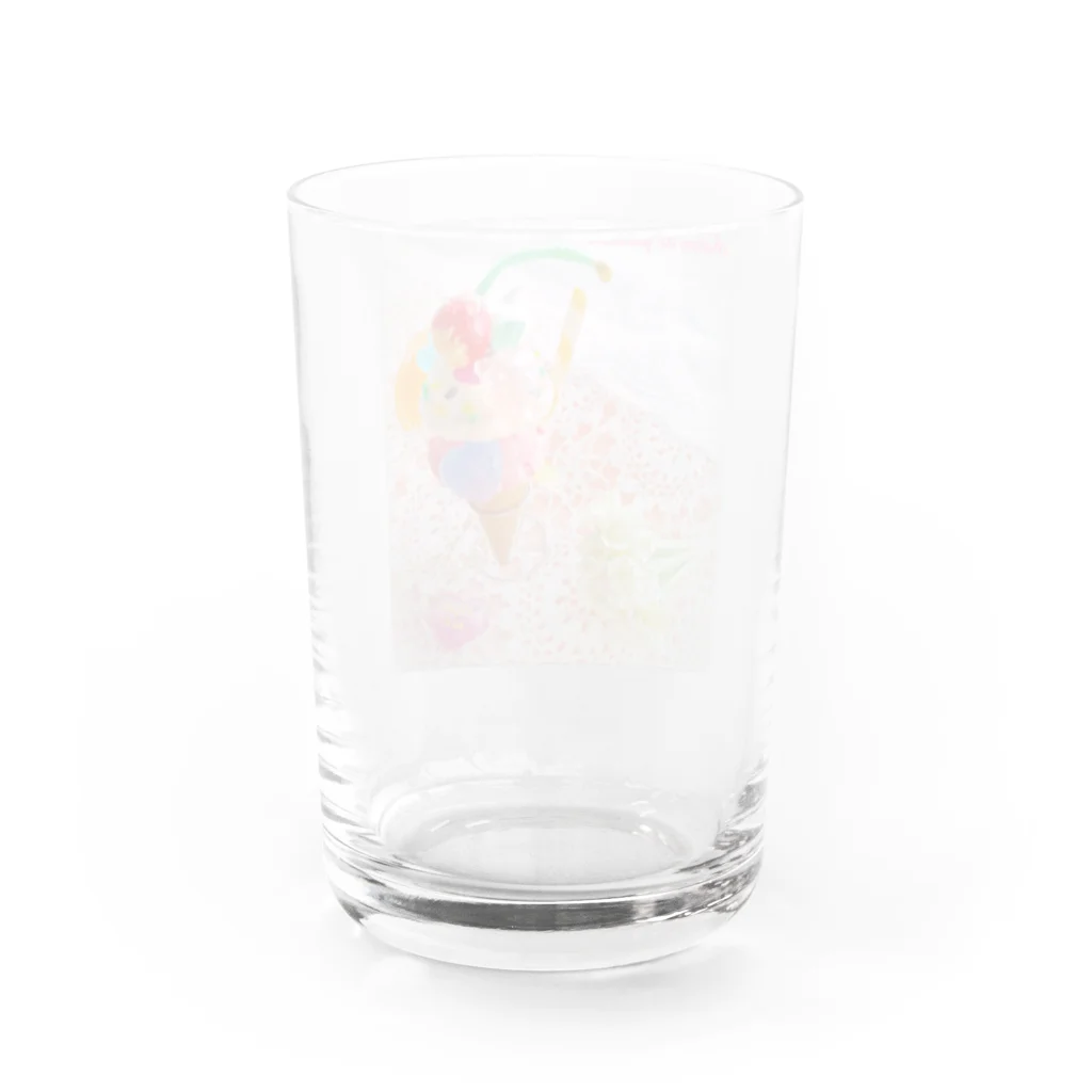 chaton de gateauxのBear Gummy Parfeit(candy beige ver.) Water Glass :back