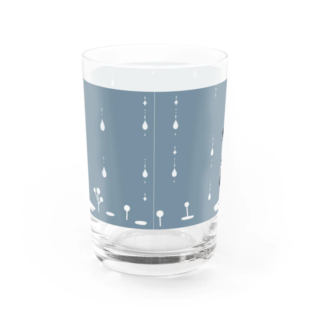 つちのこのあめの日 Water Glass :back