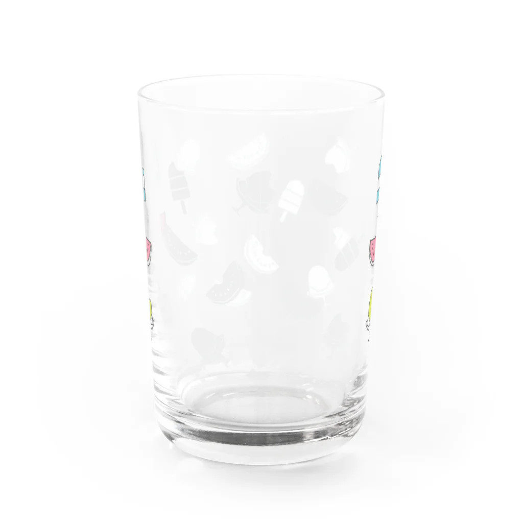 milshopのなつのおかし-のみもの- Water Glass :back