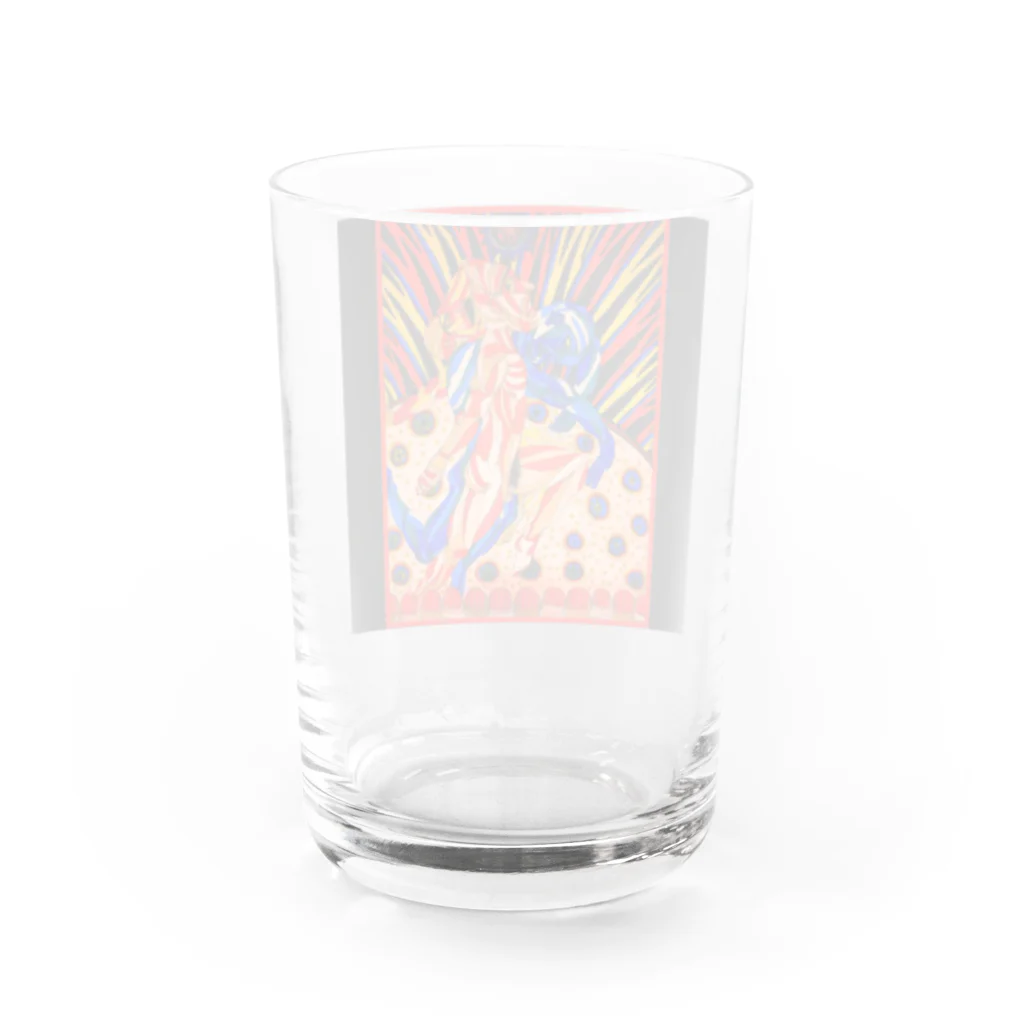 愛男-ARTWORK-のダンス(怒りと性欲)。 Water Glass :back