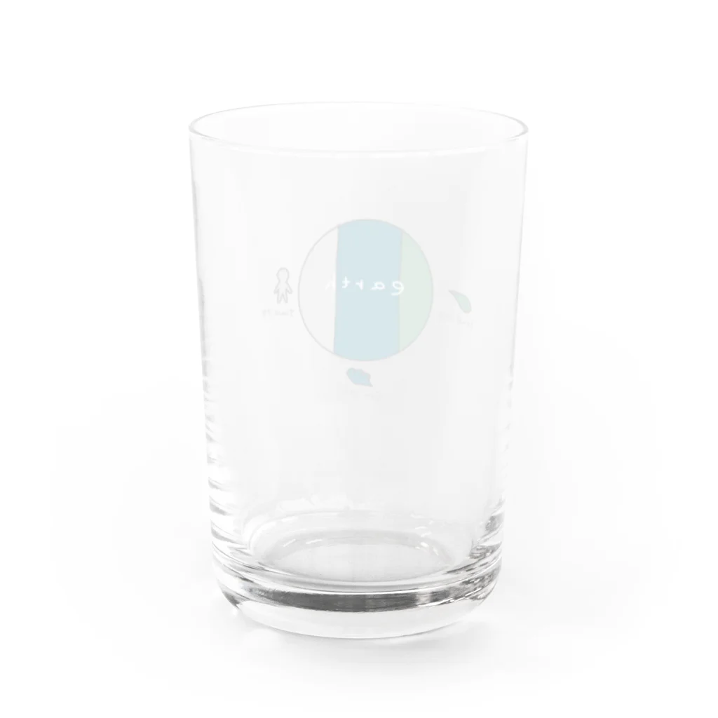 10o'clockのhuman trash Water Glass :back