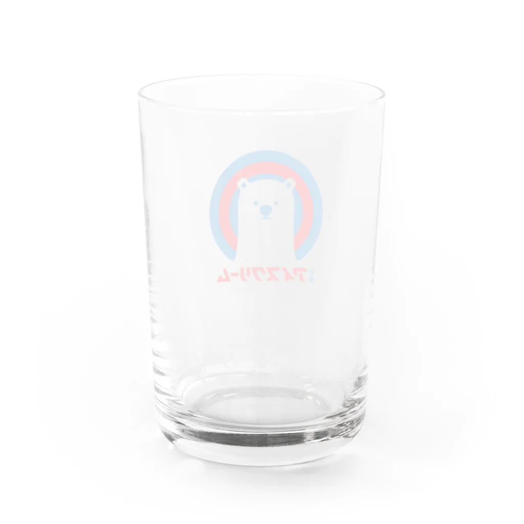 gateau.の白熊印のアイスクリーム Water Glass :back