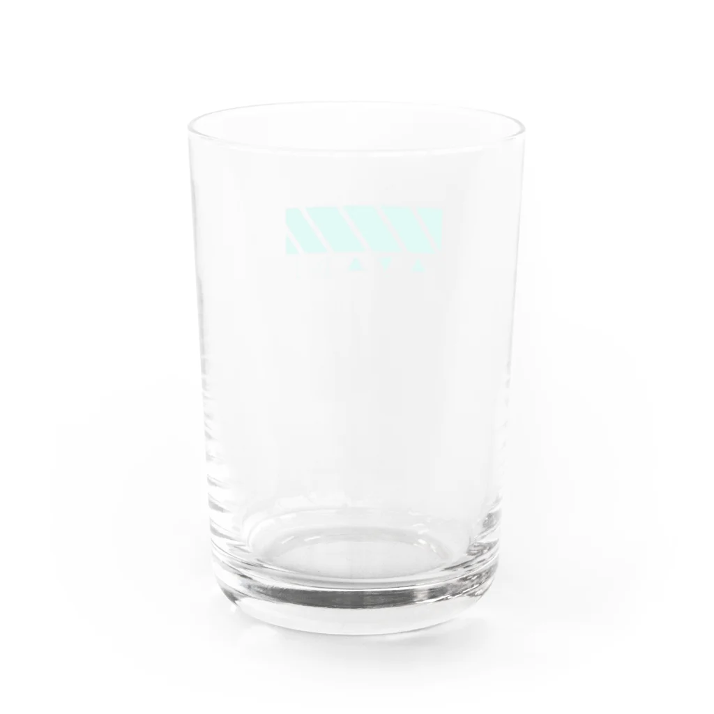 浅葱なぎのASAGIロゴグラス グラス反対面