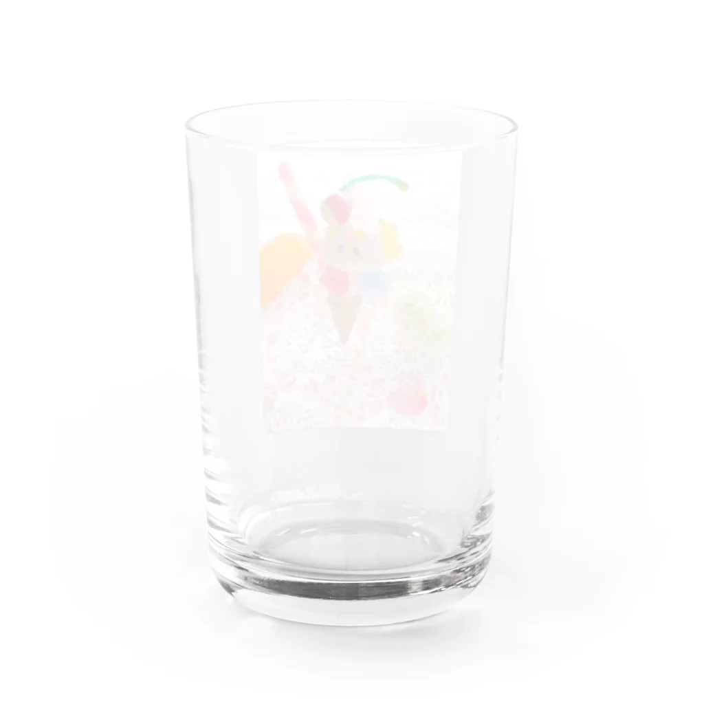 chaton de gateauxのBear Gummy Pafeit Water Glass :back