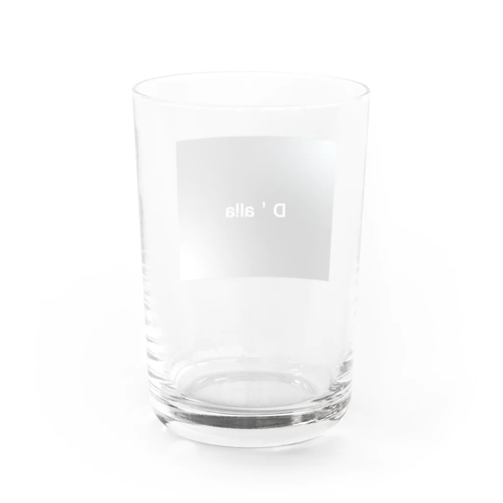 Daliaのmetallic Water Glass :back