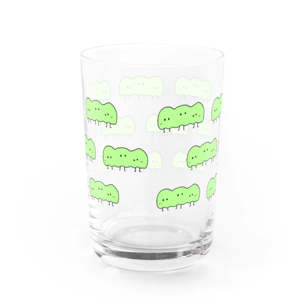 410kiki_shopのぬのちゃんズ_豆ちゃん兄弟 Water Glass :back