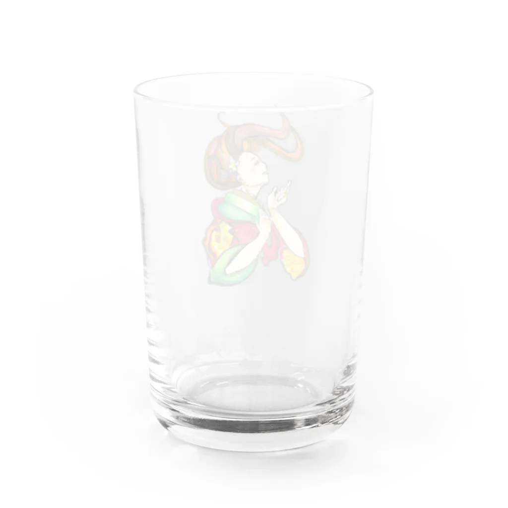 しろうめ庵ノSUZURIさんのパプリカさん Water Glass :back