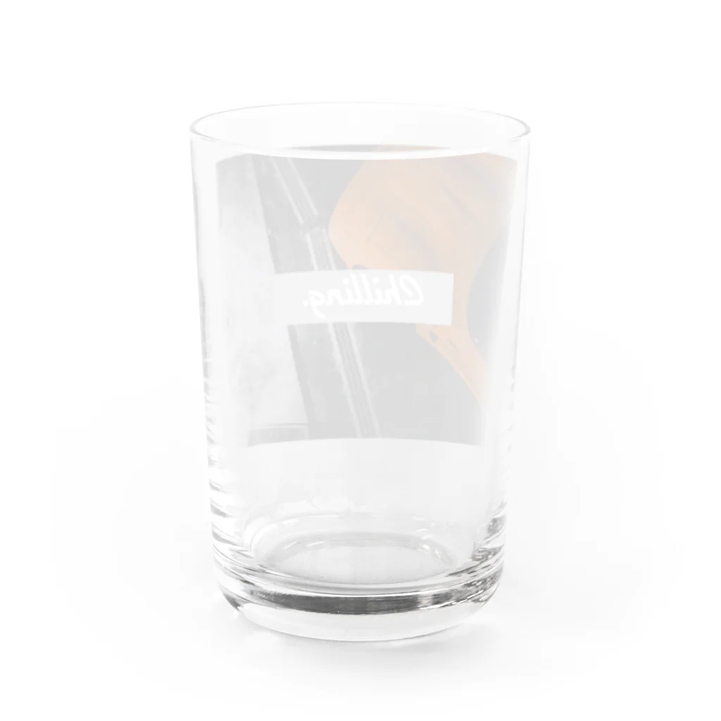 8&coのChilling. corvette c5. Water Glass :back