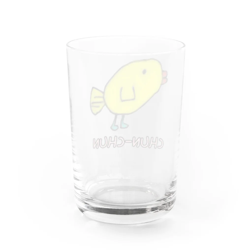 うーちゃんのCHUN-CHUN Water Glass :back