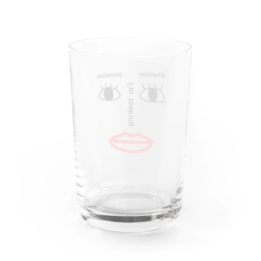 5つ葉クローバーの私は見ている。 Water Glass :back