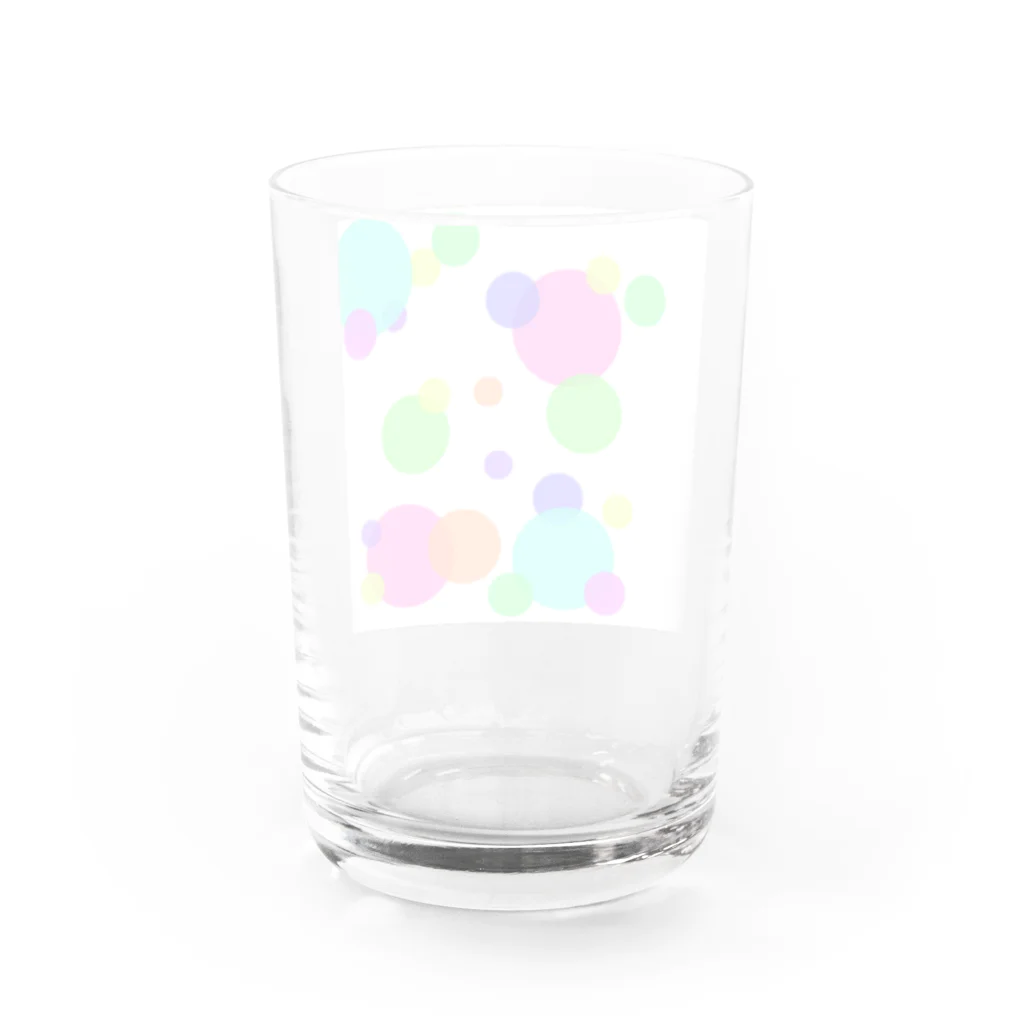 serena000の色ドット Water Glass :back