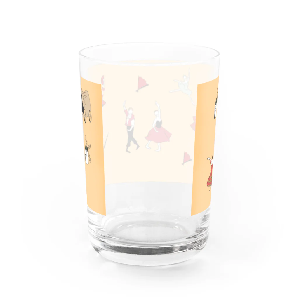 satomimitsukiのドン・キホーテ オレンジ Water Glass :back