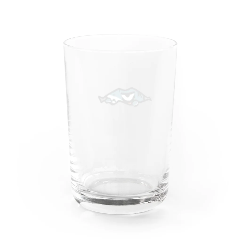 tossysenpaiの岩の隙間からコザメちゃん Water Glass :back