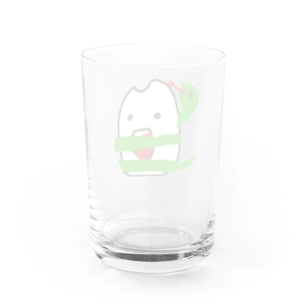 四角くてカリカリのアマゾネス Water Glass :back