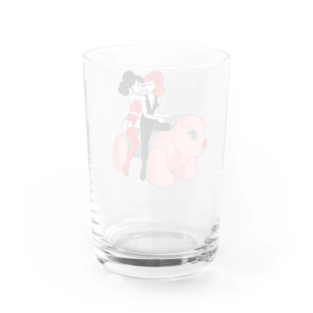 レズっ娘クラブの豚の乗り物 Water Glass :back