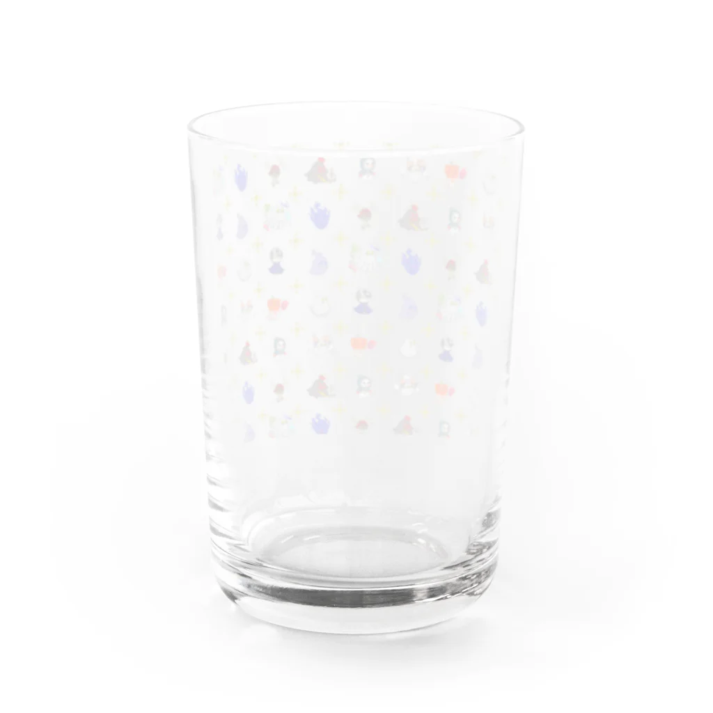 ウサネコのゾワゾワ洋ゆーれい Water Glass :back