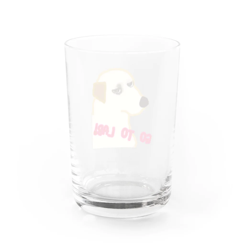 DOGLABのGo to LAB Water Glass :back