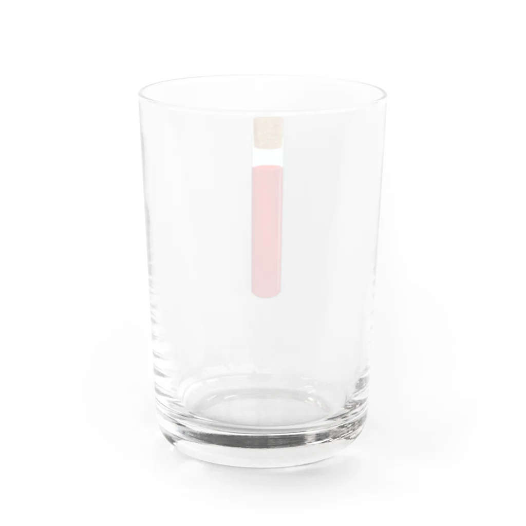 chanAOのワインボトル Water Glass :back