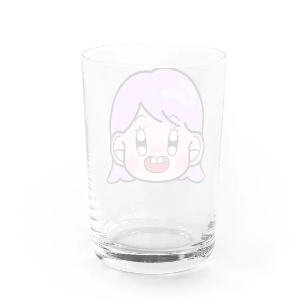 MoChiのまえばちゃん Water Glass :back