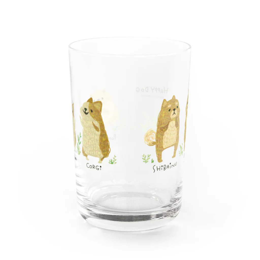 SORAHANAのHAPPY DOG Water Glass :back