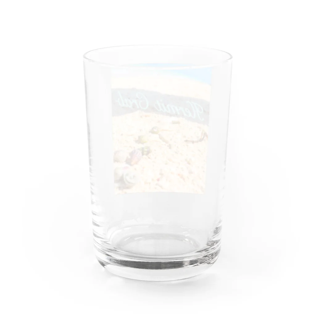 Canのヤドカリ Water Glass :back